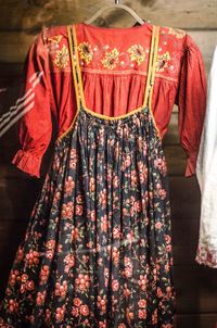 Full frame shot of red dress