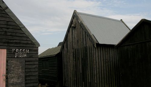 Low angle view of building against sky