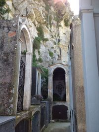 Low angle view of old historical building