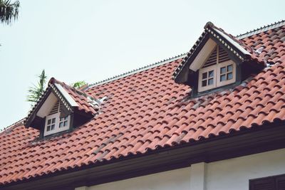 Low angle view of building against sky