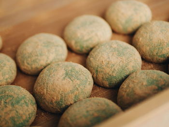 Close-up of cookies in box