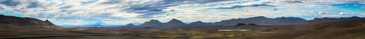 Panoramic view of landscape against sky