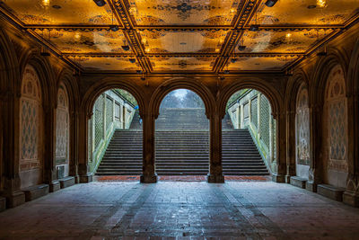 Corridor of historic building