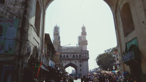 View of historic building in city