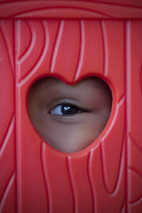 Close-up portrait of a girl