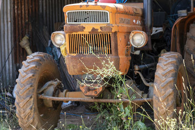 Vintage tractor from the 1960s.