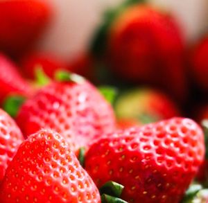 Close-up of strawberries