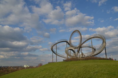 Tiger and turtle  magic mountain against sky