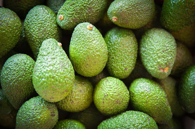 Full frame shot of fruits in market