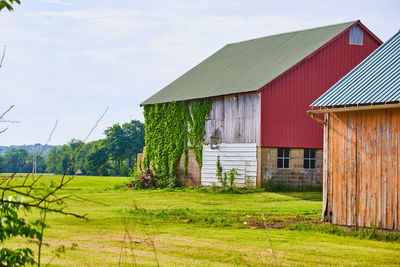 House on field