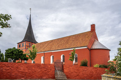 The old svaneke church, bornholm, denmark
