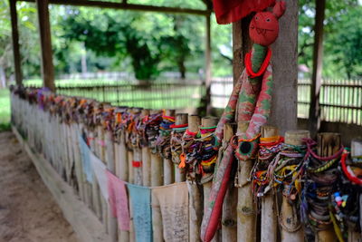 The mass grave in the killing fields of phnom penh, cambodia