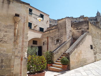 Low angle view of historic building against sky