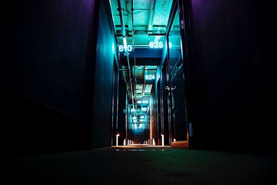 Illuminated corridor