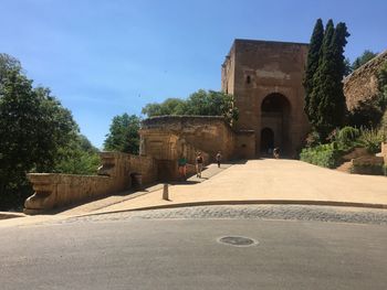 View of old building against sky