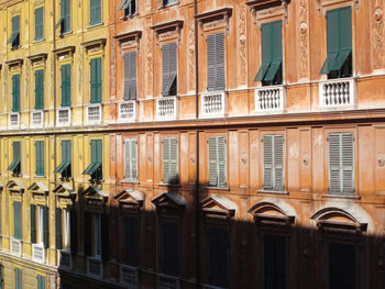 Yellow and orange houses