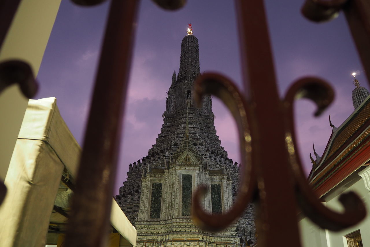 LOW ANGLE VIEW OF TEMPLE BUILDING