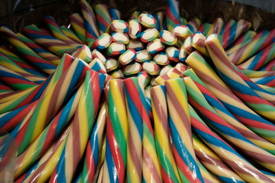 Full frame shot of multi colored candies