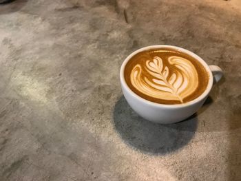 Close-up of coffee on table