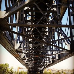 Low angle view of bridge