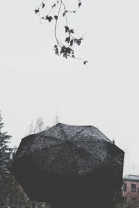 Low angle view of building against clear sky