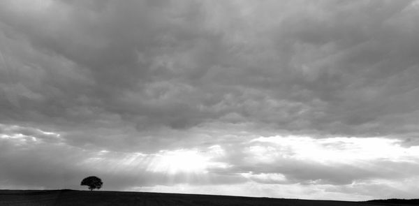 Low angle view of cloudy sky