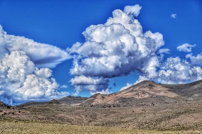 Panoramic view of landscape against sky