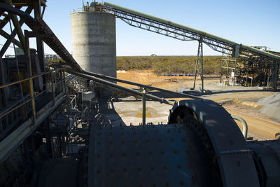 View of railroad tracks against sky