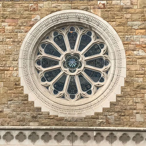 Low angle view of ceiling of building