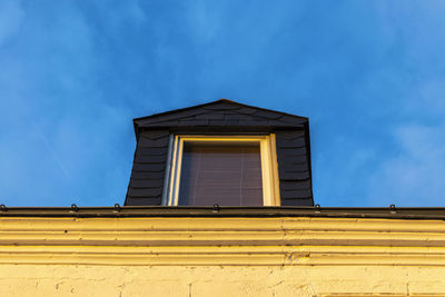 Low angle view of building against sky