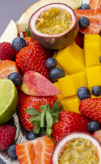 Close-up of fruits and vegetables