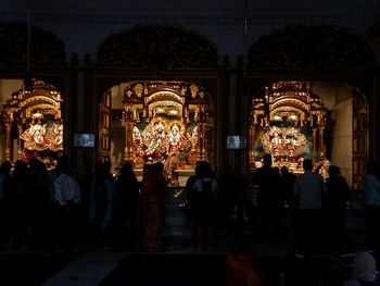 Group of people in temple