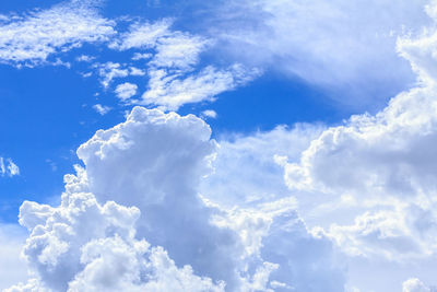 Low angle view of clouds in sky