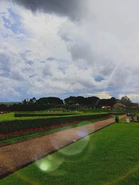 Scenic view of landscape against sky