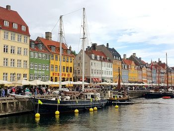 View of buildings at waterfront