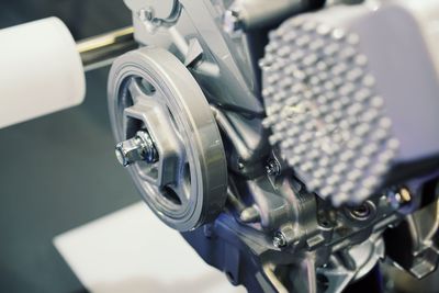 Close-up of machine