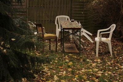 Abandoned chair