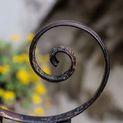 Close-up of rusty metal