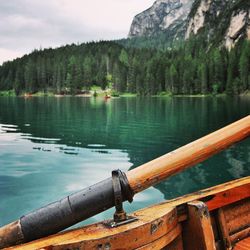 Scenic view of calm lake