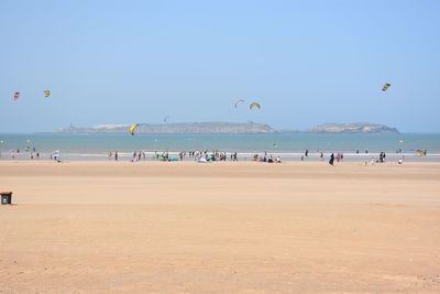 Group of people on beach