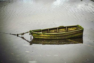 Close-up high angle view of water