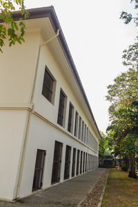 Low angle view of buildings against sky