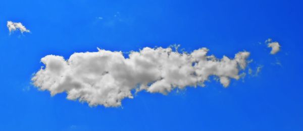 Low angle view of blue sky