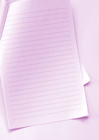 Blank papers against white background