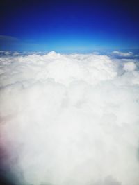 Scenic view of cloudscape against blue sky