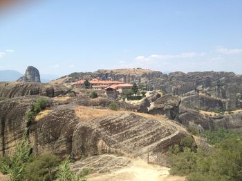 Agia triada monastery from meteora, greece