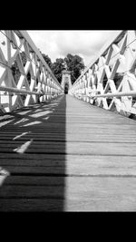 Footbridge over river
