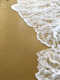 Waves on beach