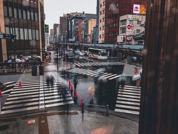 City street during rainy season