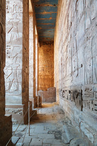 Corridor of old building